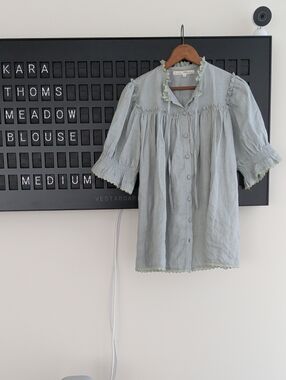 Kara Thom Meadow Blouse- Medium